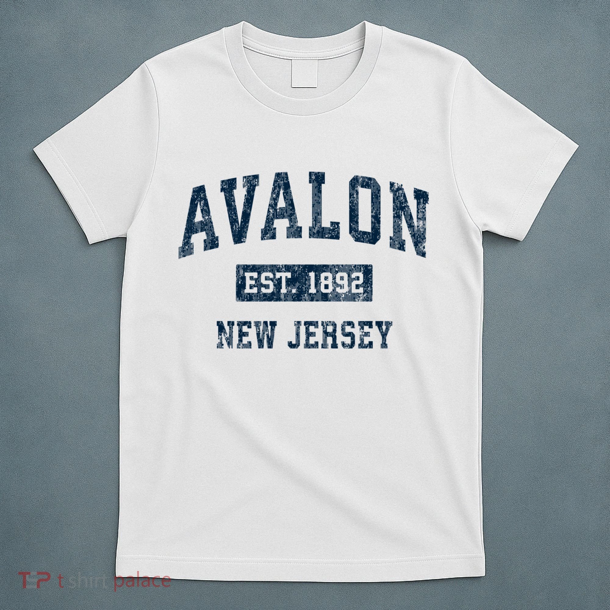 Avalon New Jersey Nj Vintage Sports T-Shirt