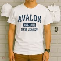 Avalon New Jersey Nj Vintage Sports T-Shirt thumb 6
