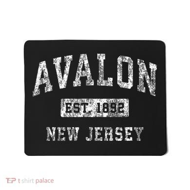 Avalon New Jersey Nj Vintage Established Mousepad
