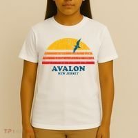 Avalon New Jersey Nj Vintage Casual T-Shirt thumb 4