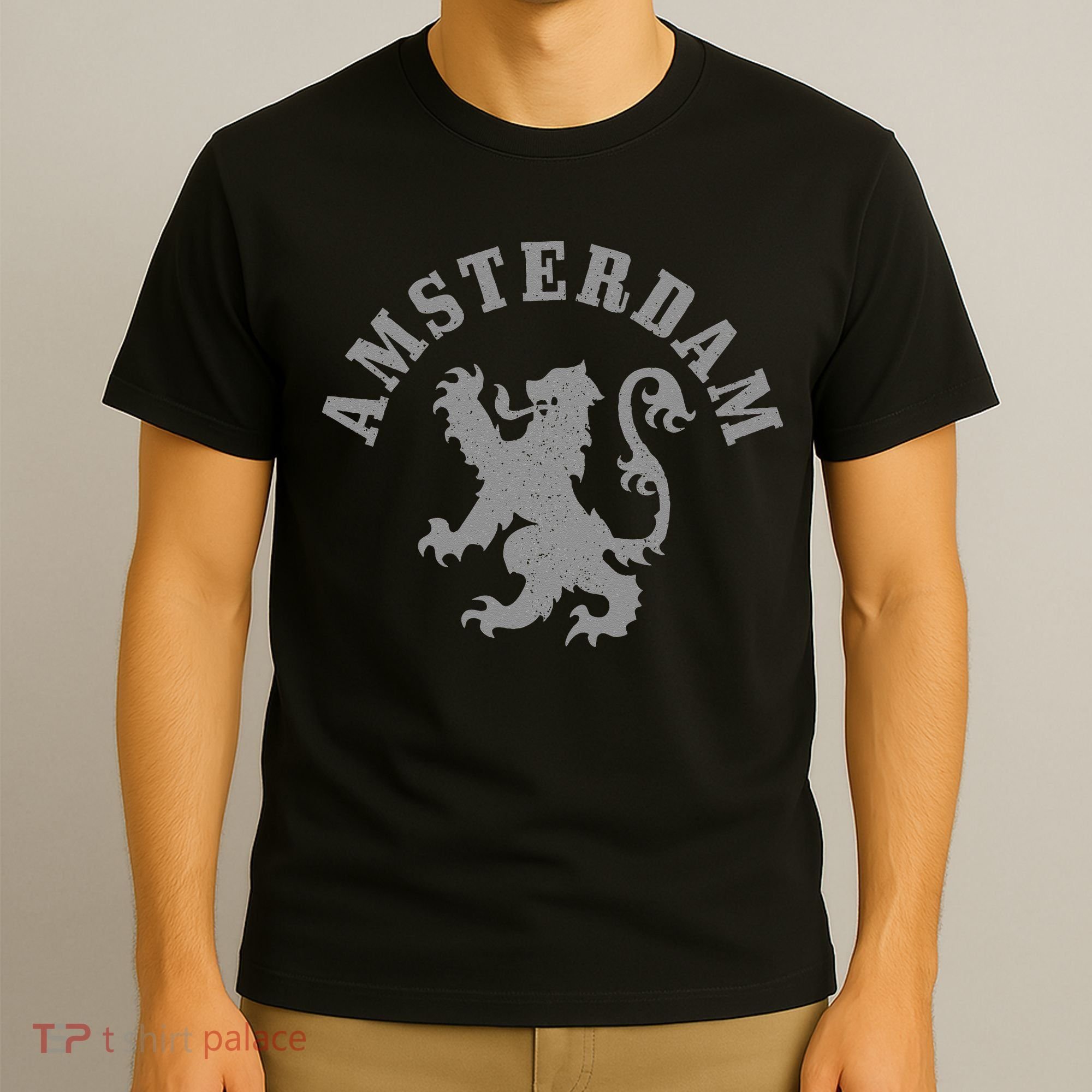 Amsterdam Netherlands Lion Dutch Holland Vintage Amsterdam T-Shirt