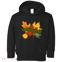 Autumn Nature Leaves Toddler Hoodie thumb 0