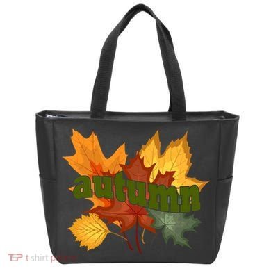 Autumn Nature Leaves Tote Bag
