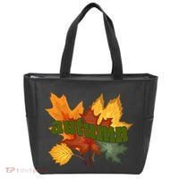 Autumn Nature Leaves Tote Bag thumb 0