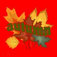 Autumn Nature Leaves Santa Hat thumb 1