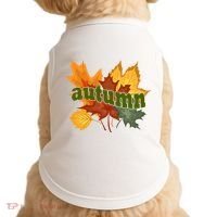 Autumn Nature Leaves Doggie Tank thumb 0