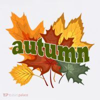 Autumn Nature Leaves Doggie Tank thumb 4