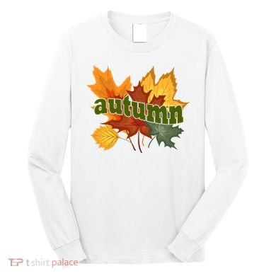 Autumn Nature Leaves Long Sleeve Shirt