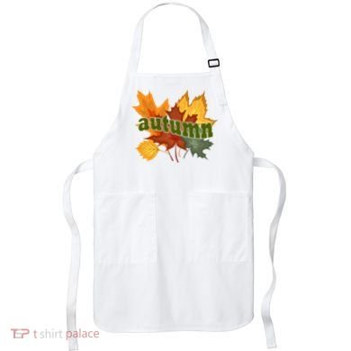 Autumn Nature Leaves Apron