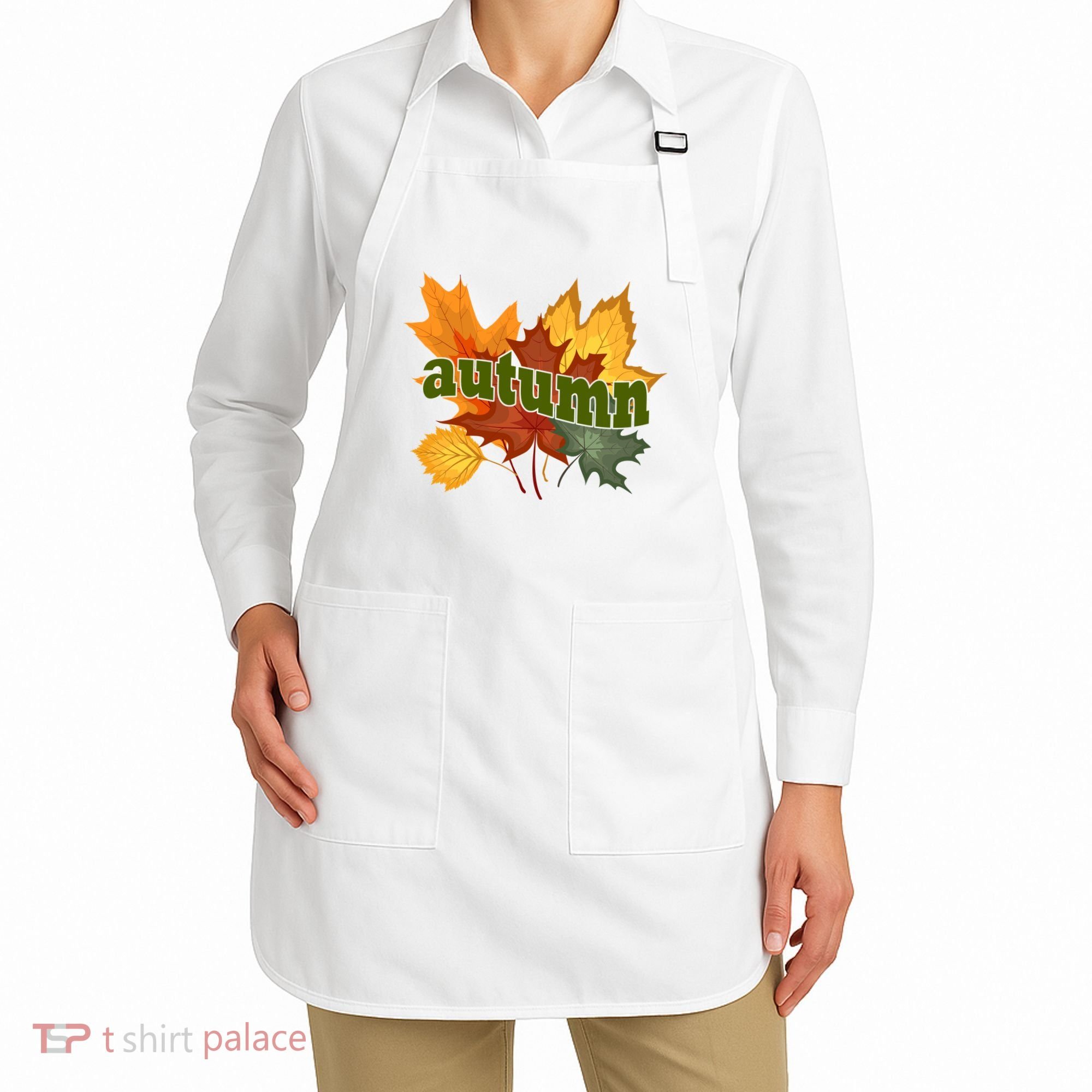 Autumn Nature Leaves Apron