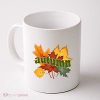 Autumn Nature Leaves Coffee Mug thumb 0