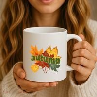 Autumn Nature Leaves Coffee Mug thumb 3