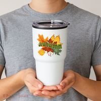 Autumn Nature Leaves Tumbler thumb 2