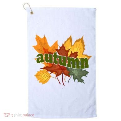 Autumn Nature Leaves Golf Towel