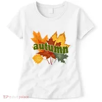 Autumn Nature Leaves Women's T-Shirt thumb 0