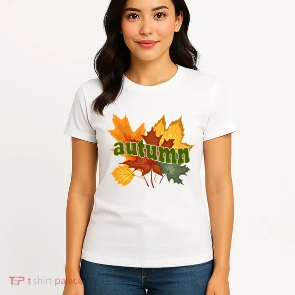 Autumn Nature Leaves Women's T-Shirt