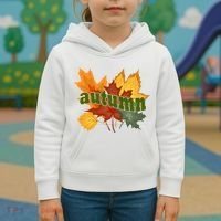 Autumn Nature Leaves Kids Hoodie thumb 3