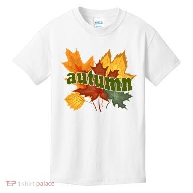 Autumn Nature Leaves Kids T-Shirt