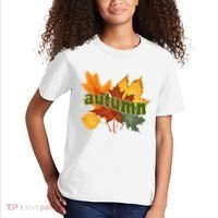 Autumn Nature Leaves Kids T-Shirt thumb 2