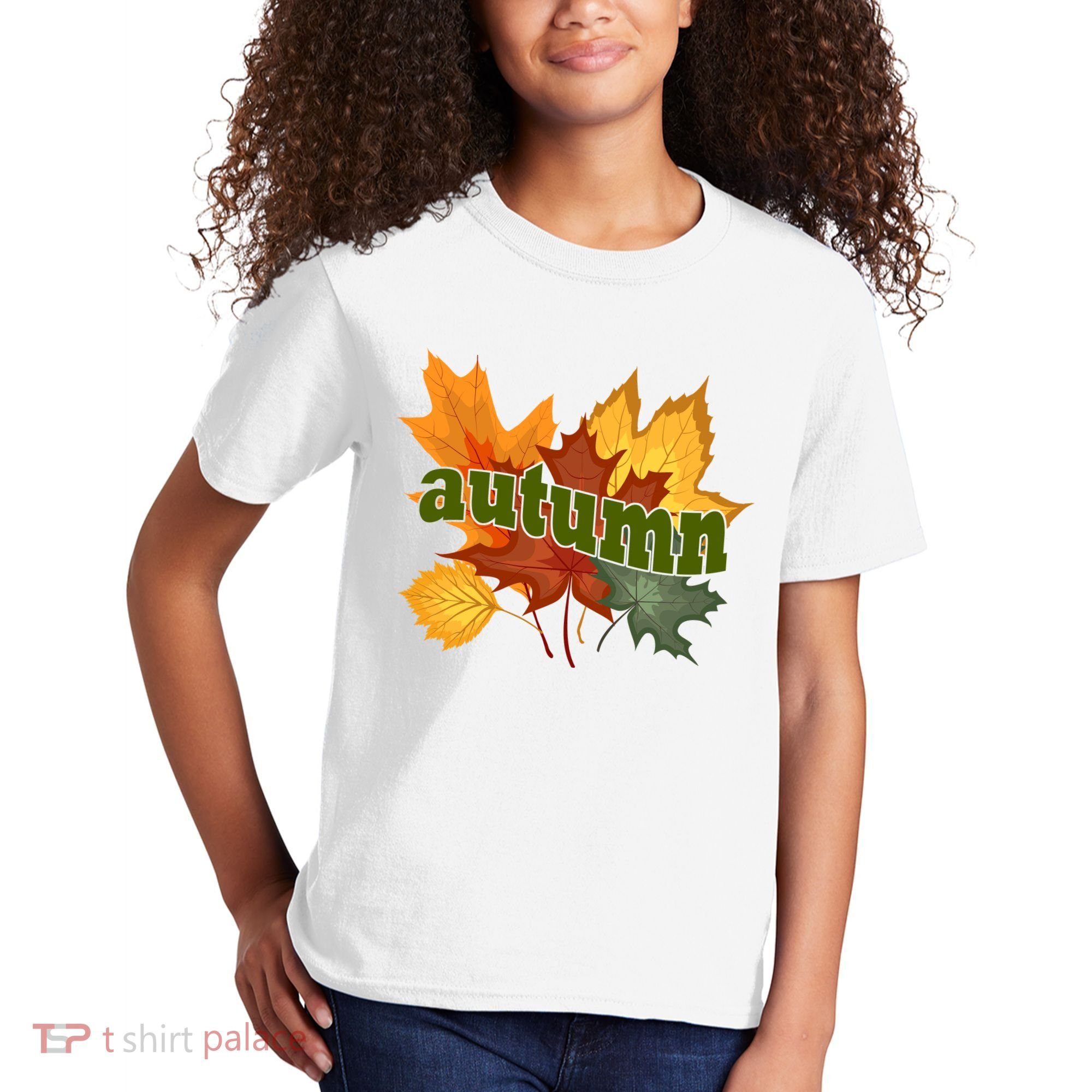 Autumn Nature Leaves Kids T-Shirt