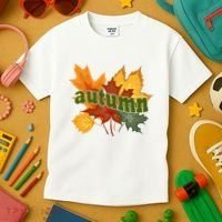 Autumn Nature Leaves Kids T-Shirt thumb 3
