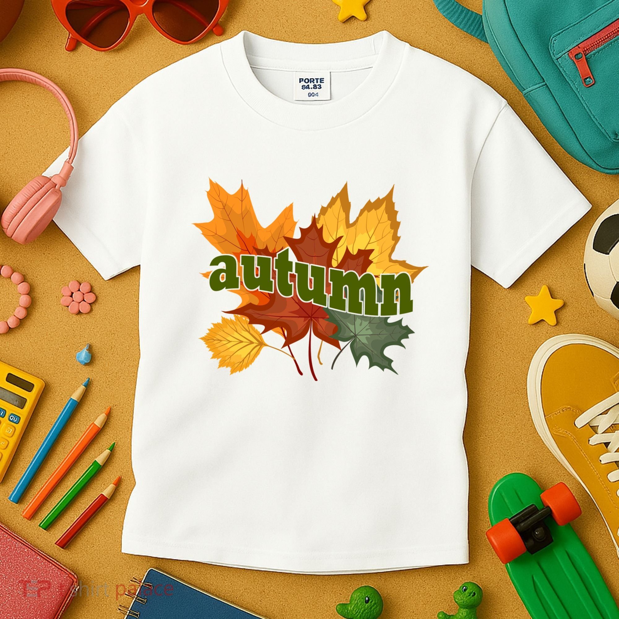 Autumn Nature Leaves Kids T-Shirt