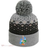 Abstract Nature Lover Guitar The Baniff Cuffed Pom Beanie thumb 0