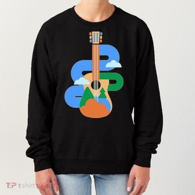 Abstract Nature Lover Guitar Women's Sweatshirt