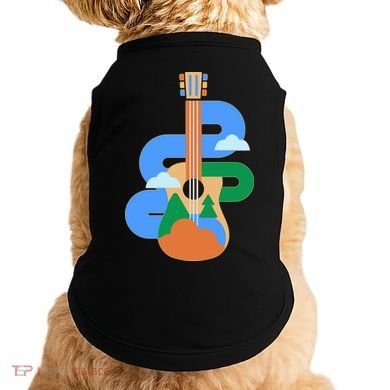 Abstract Nature Lover Guitar Doggie Tank