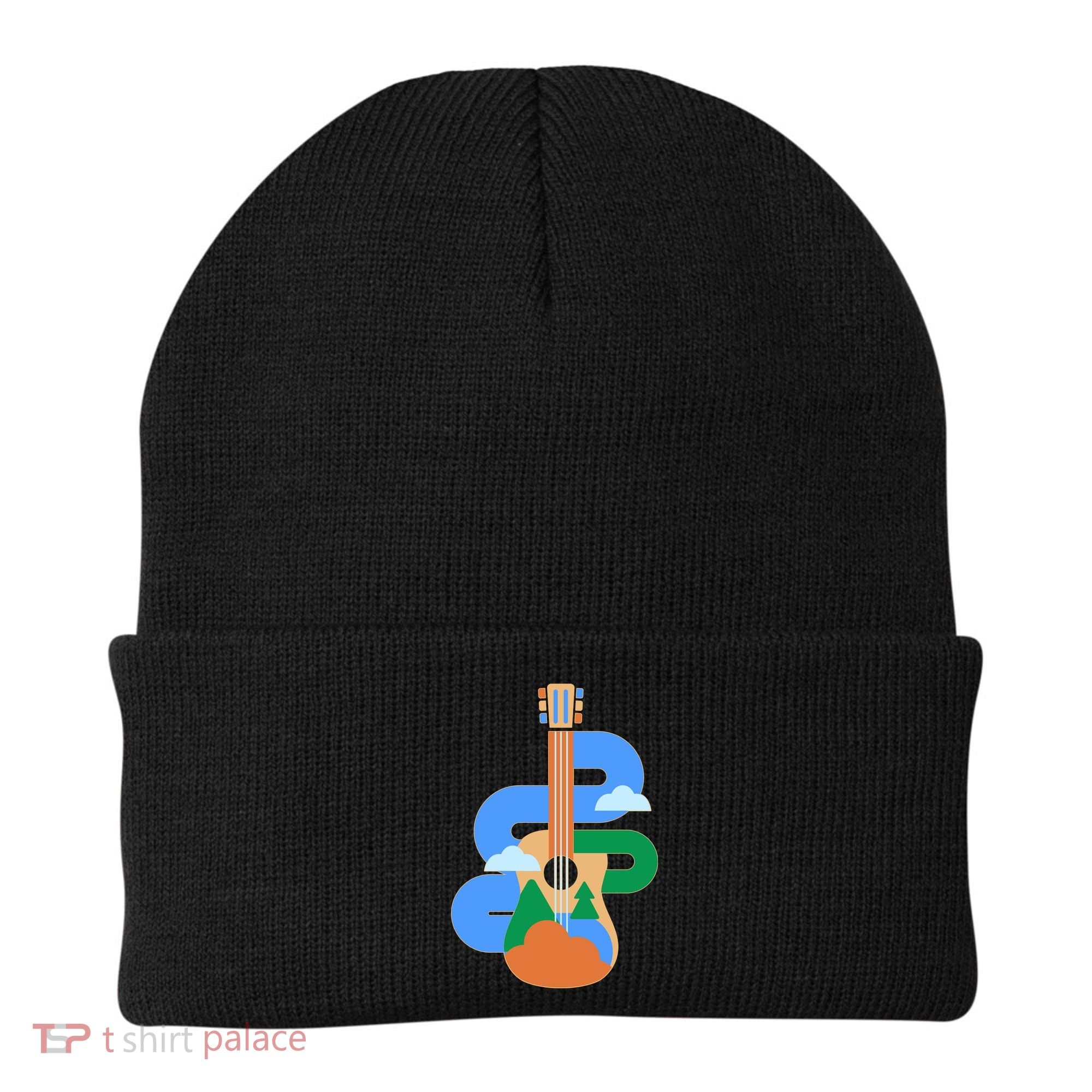 Abstract Nature Lover Guitar Beanie
