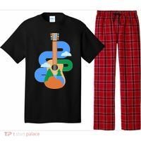Abstract Nature Lover Guitar Pajama Set thumb 0
