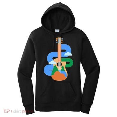 Abstract Nature Lover Guitar Women's Hoodie