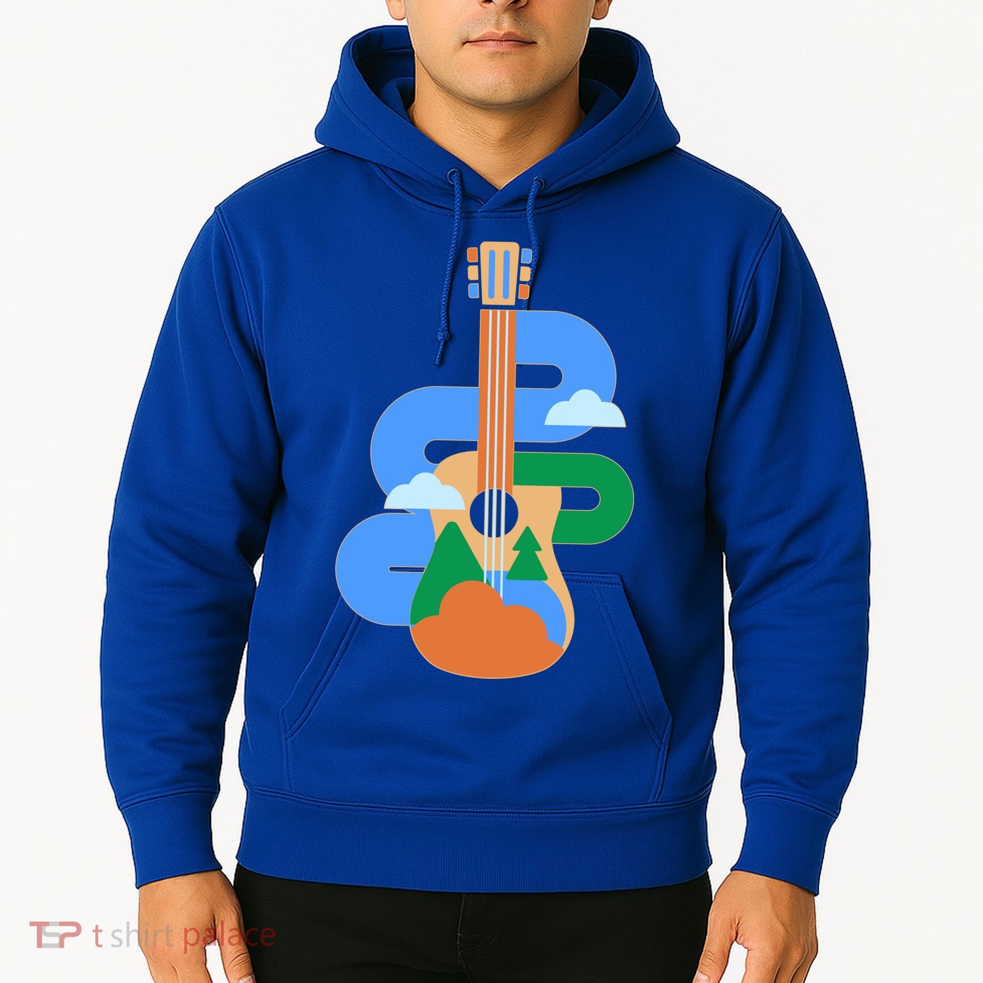 Abstract Nature Lover Guitar Hoodie