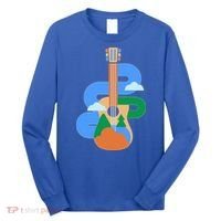 Abstract Nature Lover Guitar Long Sleeve Shirt thumb 0