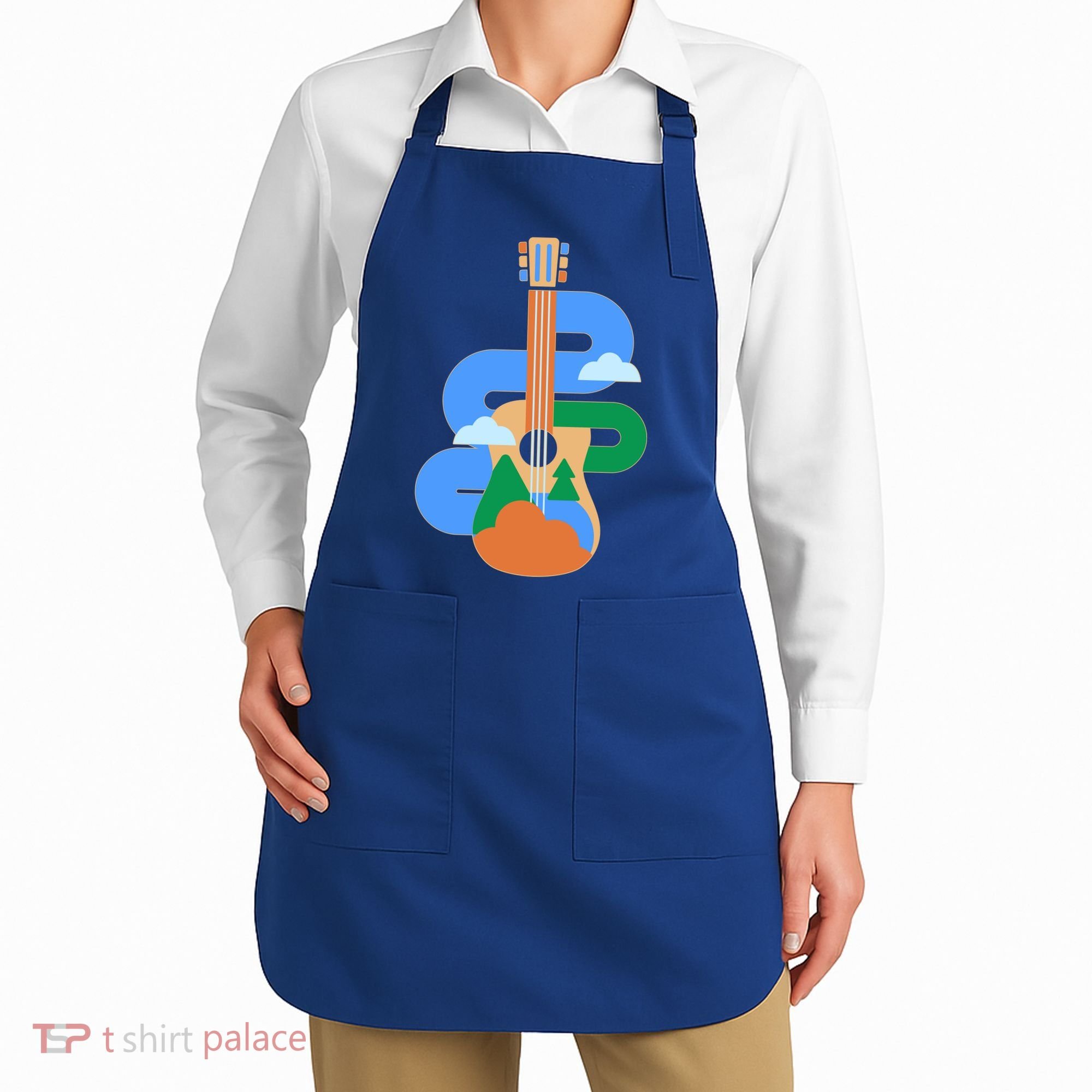 Abstract Nature Lover Guitar Apron
