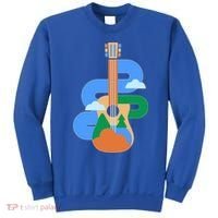 Abstract Nature Lover Guitar Sweatshirt thumb 0