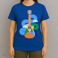 Abstract Nature Lover Guitar T-Shirt thumb 4