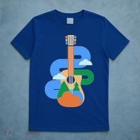Abstract Nature Lover Guitar T-Shirt thumb 5