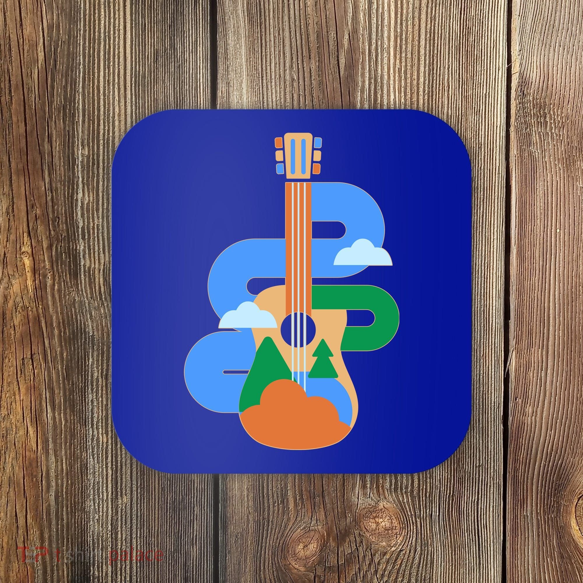 Abstract Nature Lover Guitar Coaster