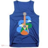 Abstract Nature Lover Guitar Tank Top thumb 0