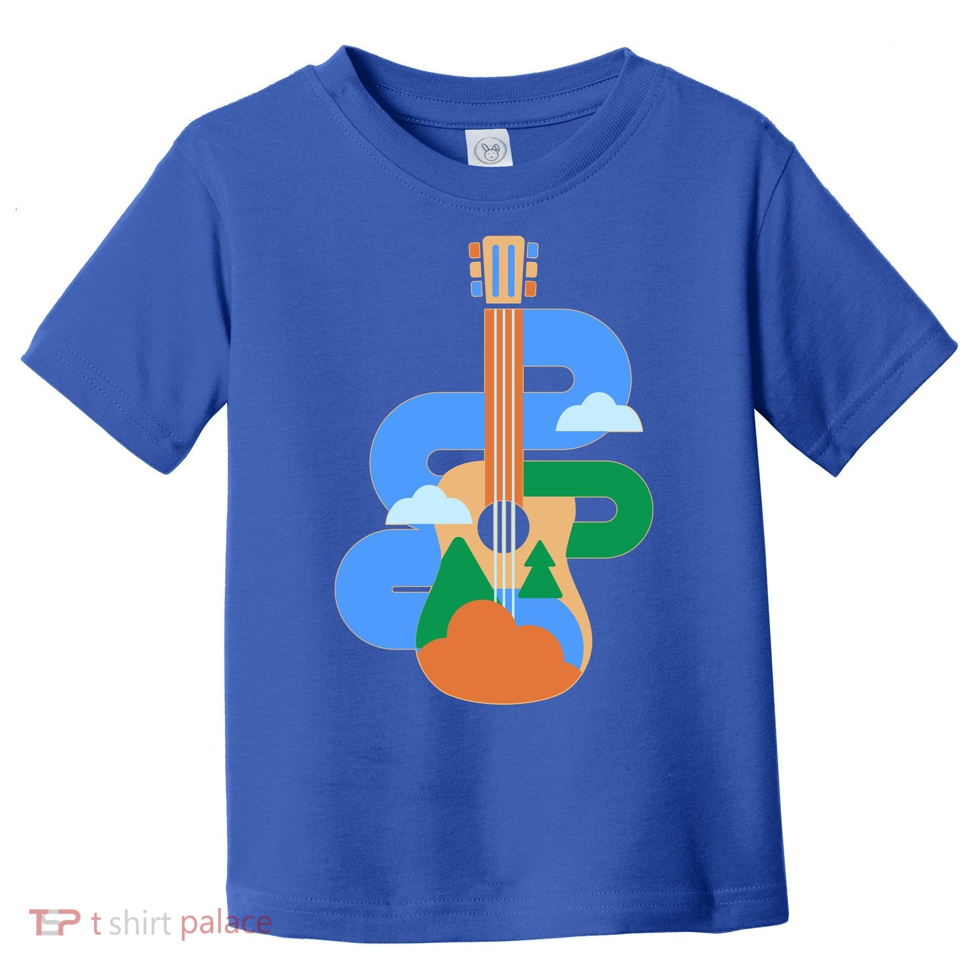Abstract Nature Lover Guitar Toddler T-Shirt