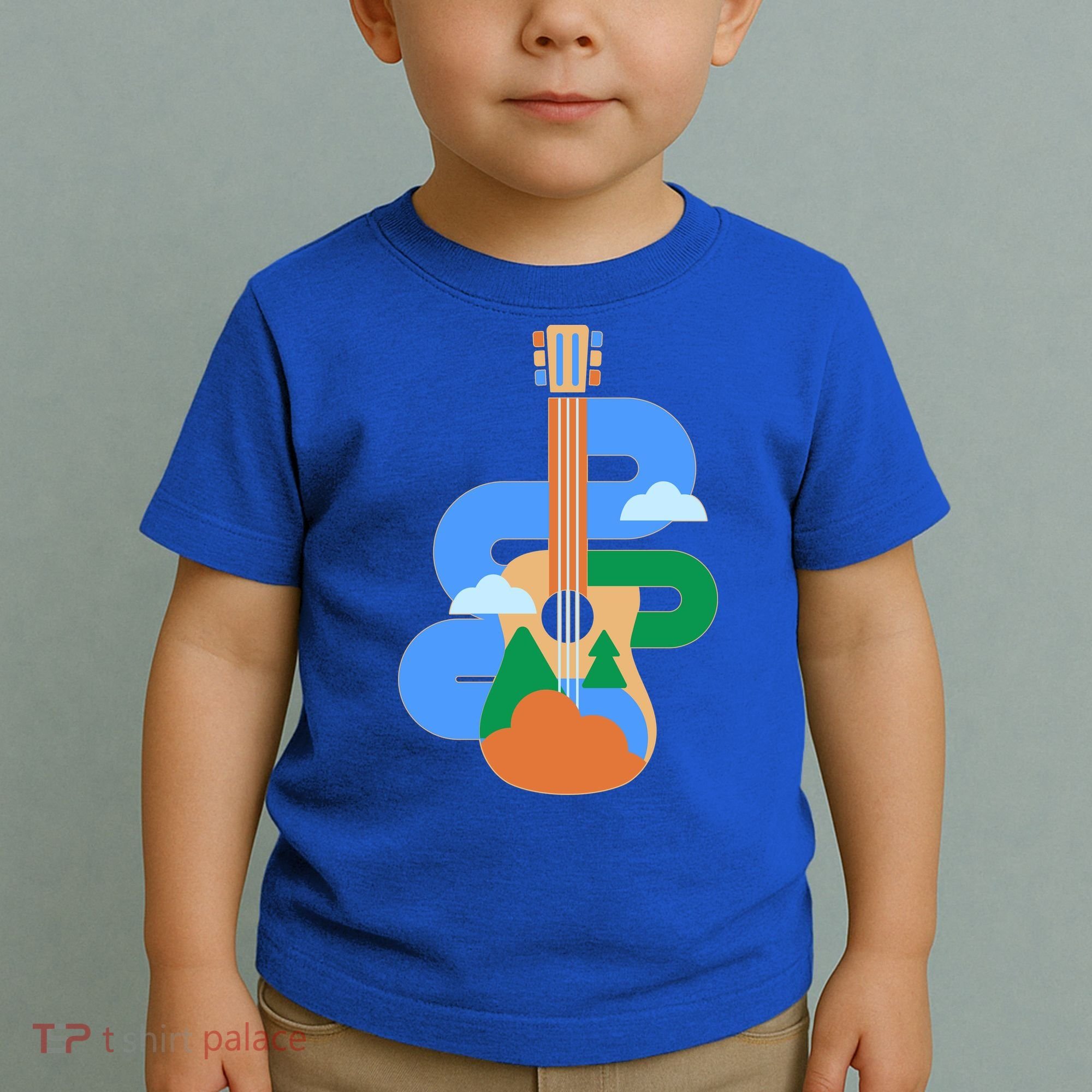Abstract Nature Lover Guitar Toddler T-Shirt