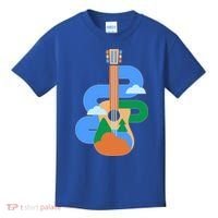 Abstract Nature Lover Guitar Kids T-Shirt thumb 0