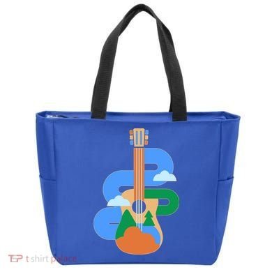 Abstract Nature Lover Guitar Tote Bag