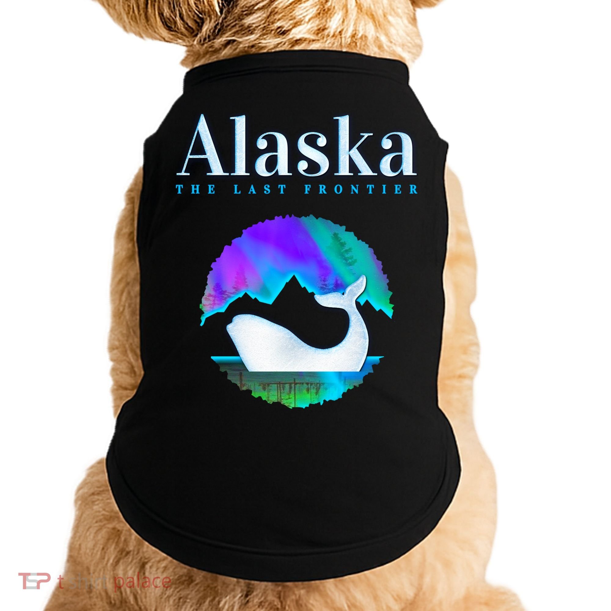 Alaska Northern Lights Orca Whale With Aurora Borealis Meaningful Gift Doggie Tank
