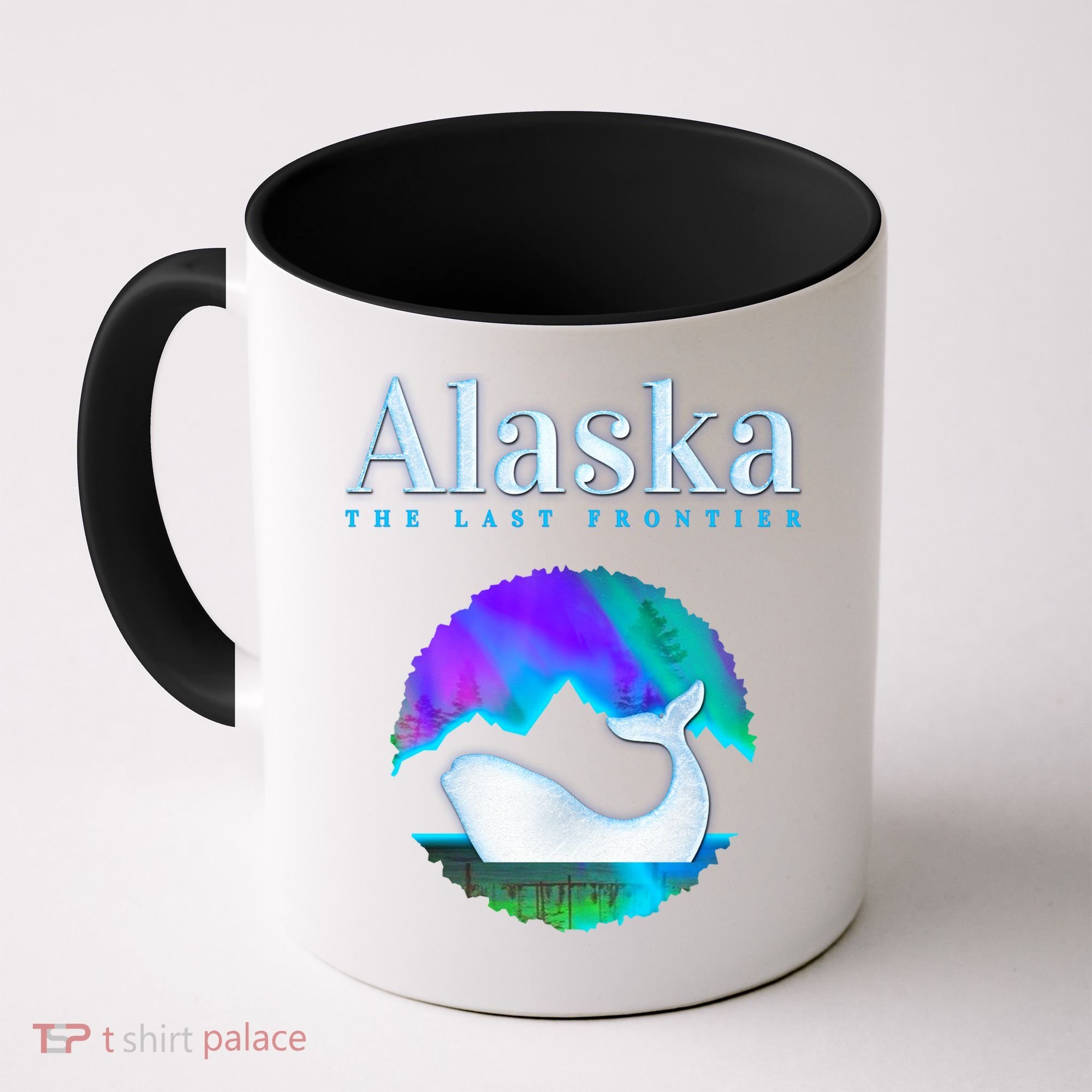 Alaska Northern Lights Orca Whale With Aurora Borealis Meaningful Gift Coffee Mug