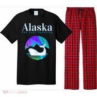 Alaska Northern Lights Orca Whale With Aurora Borealis Meaningful Gift Pajama Set thumb 0