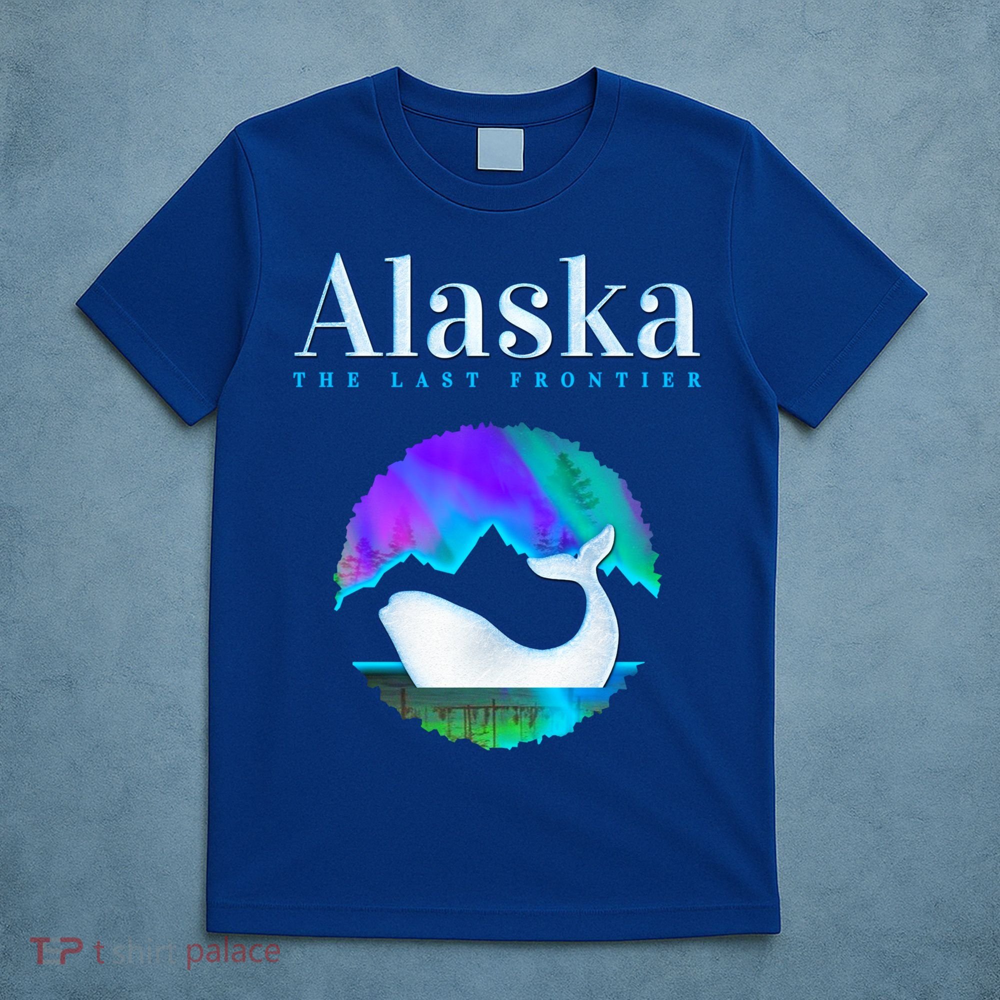 Alaska Northern Lights Orca Whale With Aurora Borealis Meaningful Gift T-Shirt