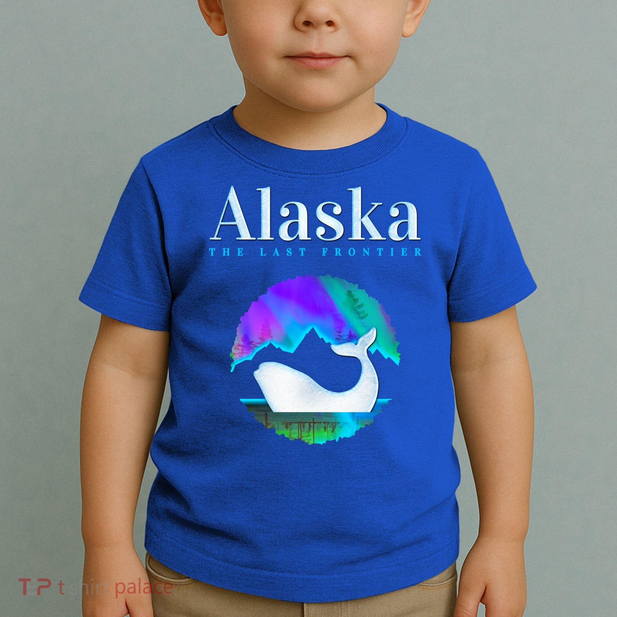 Alaska Northern Lights Orca Whale With Aurora Borealis Meaningful Gift Toddler T-Shirt