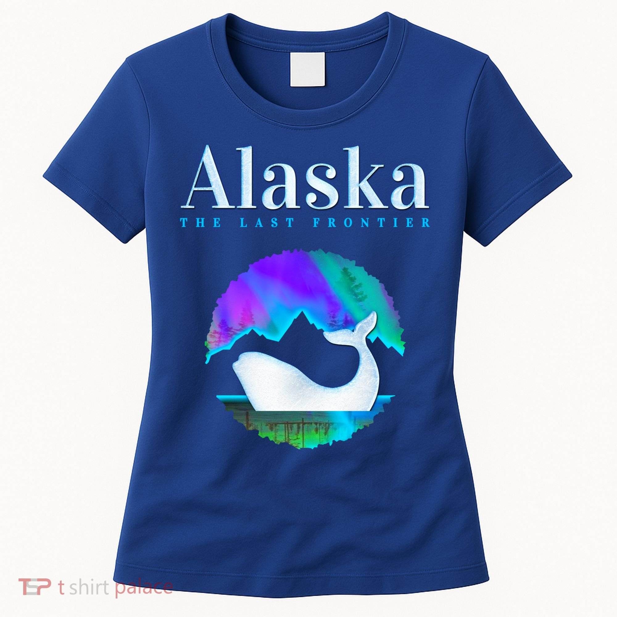 Alaska Northern Lights Orca Whale With Aurora Borealis Meaningful Gift Women's T-Shirt